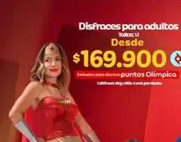 Olímpica Exclusivo - disfraces para adultos oferta