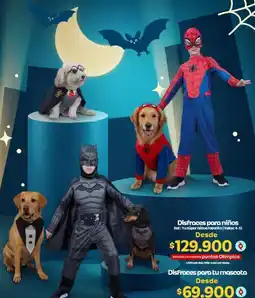 Olímpica Exclusivo - disfraces para niños y para tu mascota oferta