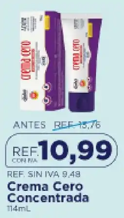 FarmaTodo Crema Cero Concentrada oferta