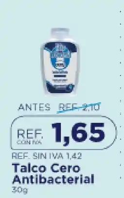 FarmaTodo Talco Cero Antibacterial oferta