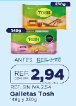 FarmaTodo Galletas Tosh oferta