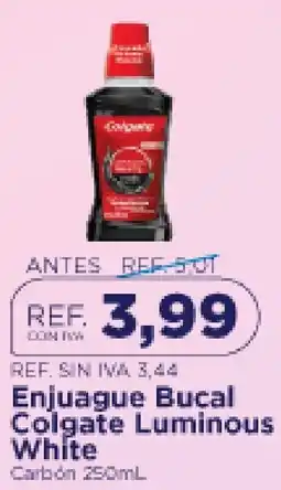 FarmaTodo Colgate Enjuague Bucal Luminous White oferta