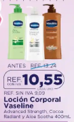 FarmaTodo Vaseline Loción Corporal oferta