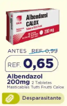 FarmaTodo Calox albendazol 200mg oferta