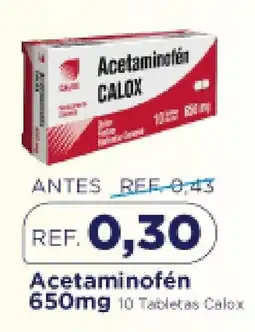 FarmaTodo Calox acetaminofén oferta