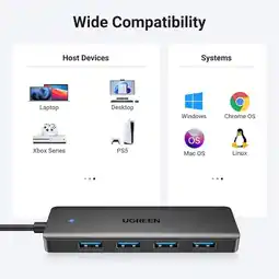 Falabella Adaptador Hub USB 3.0 4 Puertos Alta Velocidad oferta