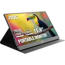 Falabella Monitor Portatil 15.6 Pulgadas Full HD IPS USB-C Negro oferta