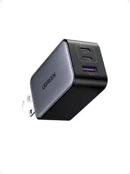 Falabella Cargador 65W Nexode GaN, Carga Rápida, 3 puertos (2 USB-C + 1 USB-A), Plateado oferta