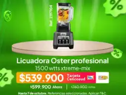 Jumbo Oster - licuadora profesional 1500 wtts xtreme-mix oferta