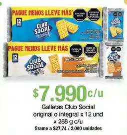 Jumbo Club Social galletas oferta