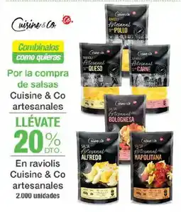 Jumbo Cuisine & Co salsas artesanales oferta