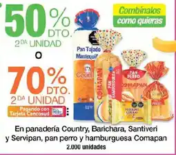 Jumbo Comapan pan perro y hamburguesa oferta