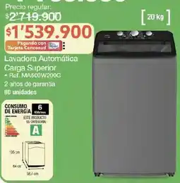 Jumbo Lavadora Automática oferta