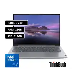 Falabella PORTATIL THINKBOOK 14 G9 INTEL CORE 5 210H (2,2 GHz) 16GB DDR5 -512 GB SSD- 14- WIN11 PRO oferta