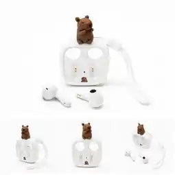 Falabella Audífonos Auriculares Inalámbricos Kawaii Capibara oferta