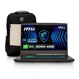 Falabella Portátil Gamer Thin 15 B13UC Intel i5-13420H RAM 8GB 512GB SSD RTX3050 4GB y Morral oferta