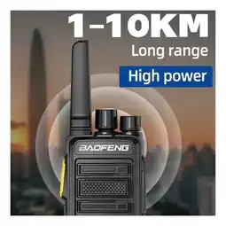 Falabella Kit 2 Radios BF-V12D UHF USB-C 16 Canales Negro oferta
