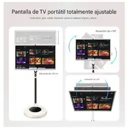 Falabella Pantalla Tactil Portatil 32 Pulgadas con Base con Ruedas Camara y Sistema Android oferta