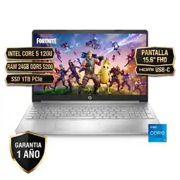 Falabella PORTATIL 15-FD0354LA INTEL CORE 5 120U RAM 24GB DDR5 5200 SSD 1TB SSD PCIe, 15.6 FHD HDMI USB-C oferta