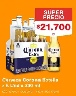 Makro Cerveza Corona Botella oferta