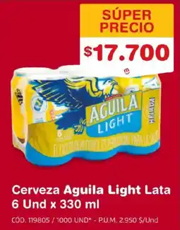 Makro Cerveza Aguila Light oferta