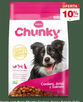 Italcol Chunky Adulto Cordero Arroz y Salmón