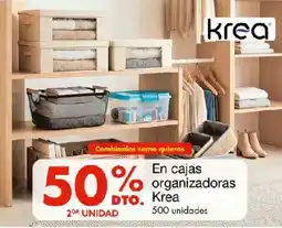Metro Krea cajas organizadoras oferta