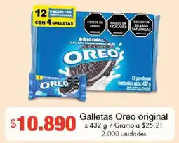 Metro Galletas Oreo original oferta