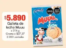 Metro Muuu galletas de leche oferta