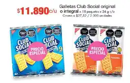 Metro Club Social galletas original o integral oferta