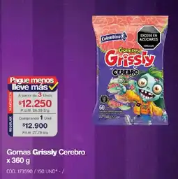 Makro Colombina Gomitas Grissly Cerebro oferta