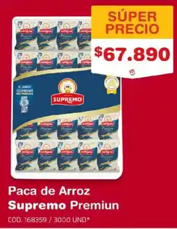 Makro Supremo arroz premiun oferta