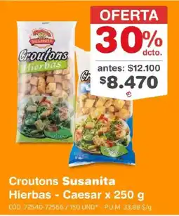 Makro Croutons Susanita Hierbas - Caesar oferta