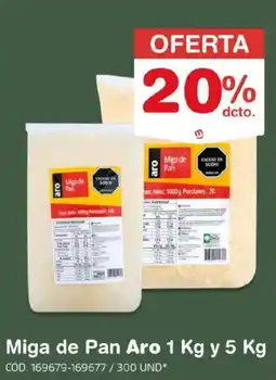 Makro Aro Miga de Pan oferta