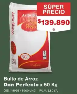 Makro Don Perfecto arroz blanco oferta