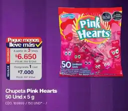 Makro Americandy chupeta pink hearts oferta