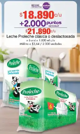 Metro Proleche leche larga vida clásica o deslactosada oferta
