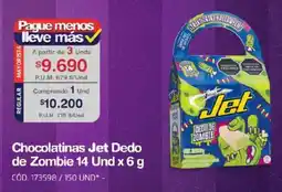 Makro Chocolatinas Jet Dedo de Zombie oferta