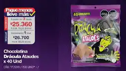 Makro Chocolatina Drácula Ataúdes oferta
