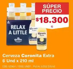 Makro Cerveza Coronita Extra oferta