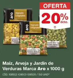Makro Aro Maíz, Arveja y Jardín de Verduras oferta