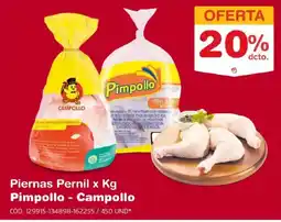 Makro Pimpollo - Campollo Piernas Pernil oferta