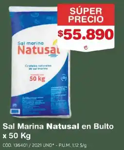 Makro Natusal sal marina oferta