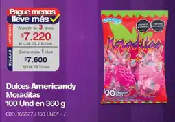 Makro Dulces Americandy Moraditas oferta