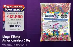 Makro Americandy mega piñata oferta