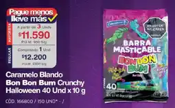 Makro Colombina Caramelo Blando Bon Bon Bum Crunchy Halloween oferta