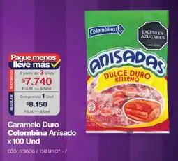 Makro Colombina Caramelo Duro Anisado oferta