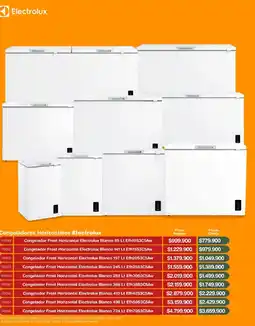 Makro Congelador Frost Horizontal Electrolux Blanco 95 Lt oferta