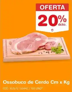 Makro Ossobuco de CerdO oferta