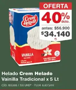 Makro Helado Crem Helado Vainilla Tradicional oferta